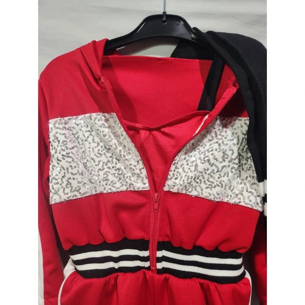 Weissman One Piece Shorts and Hooded Sequined Zip Up‎ Style 14199 MC Racing Gear